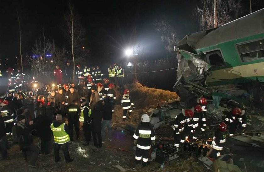 Ocalał, bo miał miejsce w ostatnim wagonie