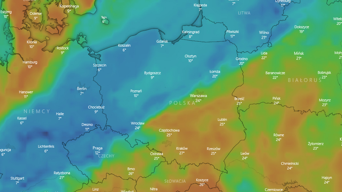Pogoda w Polsce. Ochłodzenie i opady w poniedziałek 11 maja 2020 r.