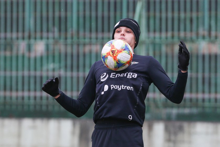 Pilka nozna. Ekstraklasa. Lechia Gdansk. Trening. 22.03.2019