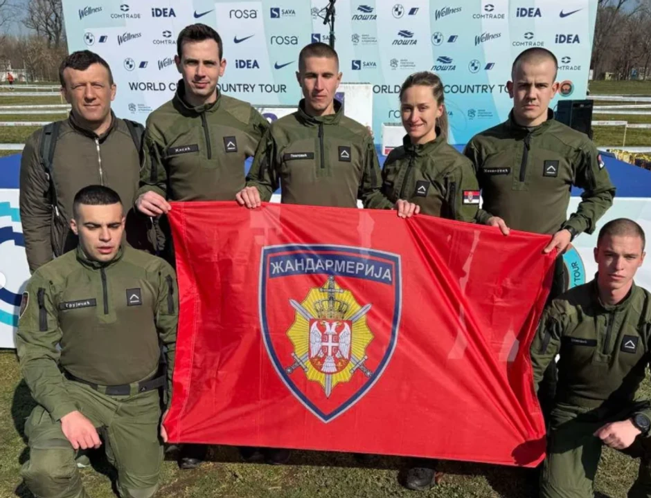 Žandarmerija Srbije na Belom krosu u Beorgadu