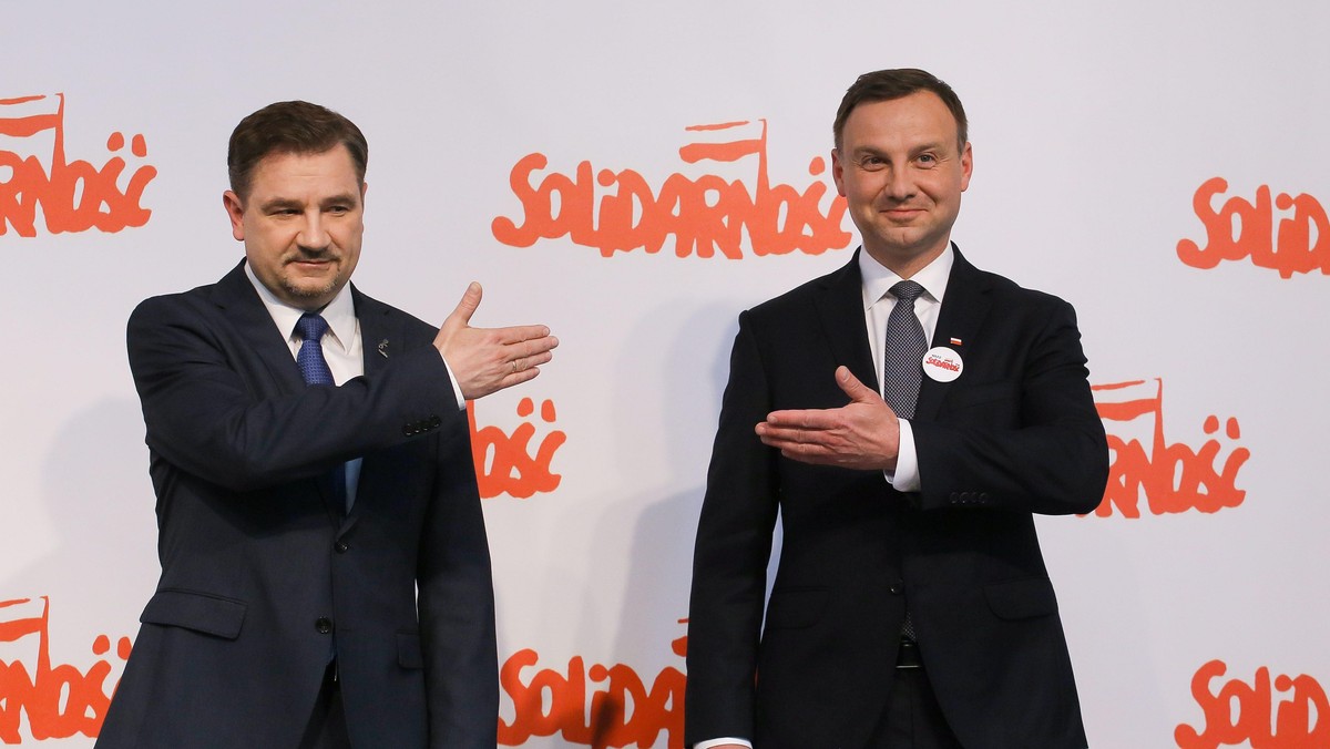 WARSZAWA ANDRZEJ DUDA NSZZ SOLIDARNOŚĆ POROZUMIENIE