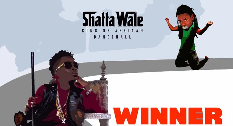 Shatta Wale and Samini on Winner Stay cover artwork