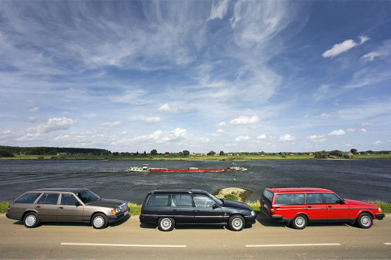 Mercedes W124,Opel Omega i Volvo 240: kombi marzeń sprzed lat!