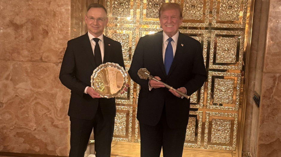 Andrzej Duda i Donald Trump