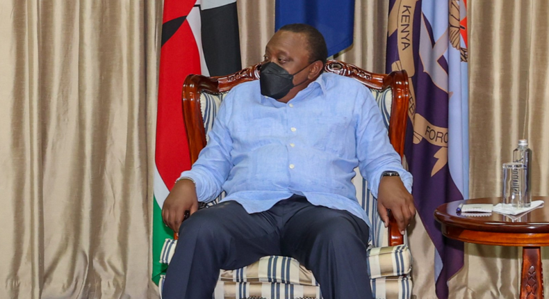 President Uhuru Kenyatta at State House, Nairobi