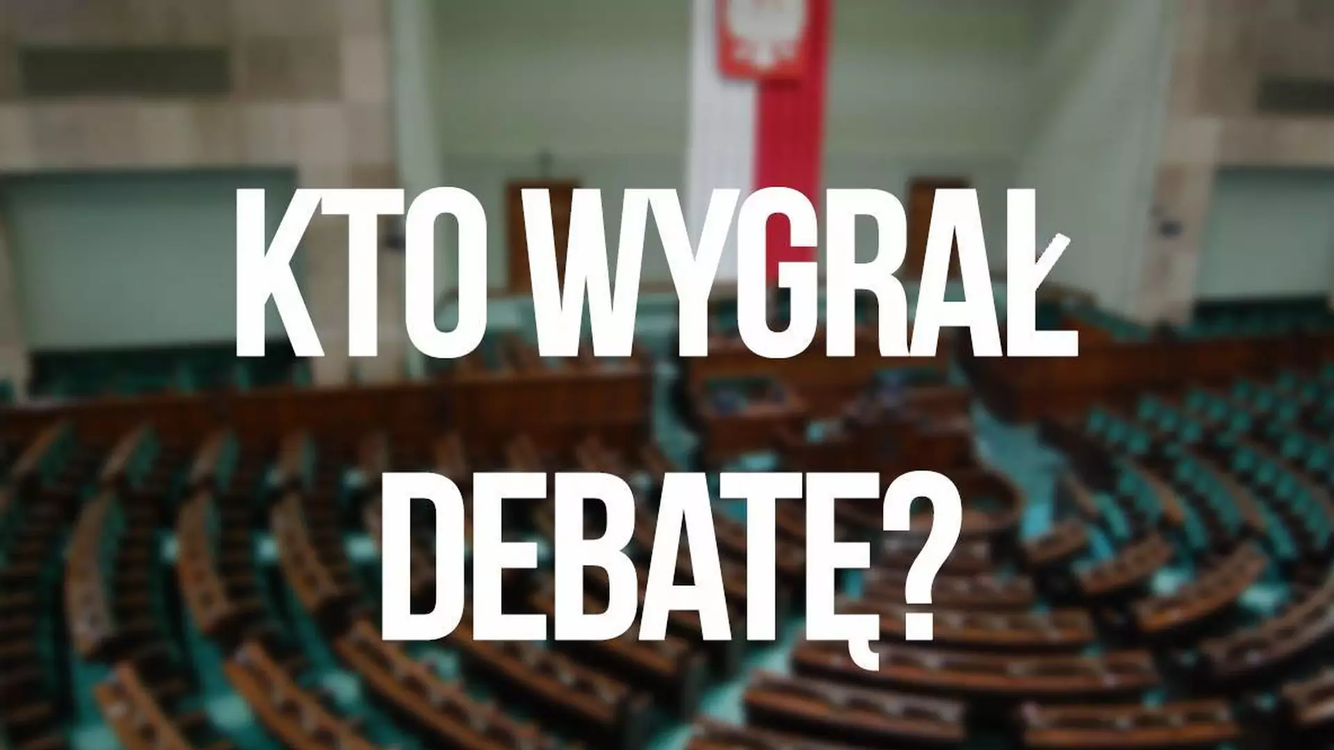 Kto wygrał debatę Kopacz-Szydło? Nieobecni