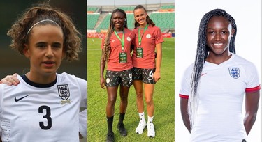 Rinsola Babajide and Ashleigh Plumptre: England stars reunite with Super Falcons of Nigeria