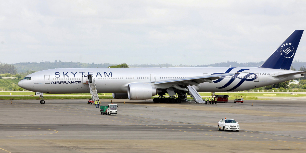 Samolot linii Air France lądował awaryjnie w Mombasie