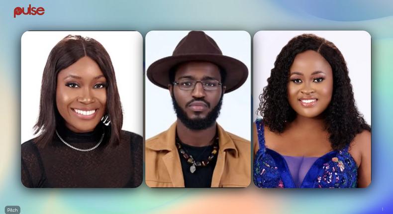 BBNaija S7: Daniella, Khalid and Amaka