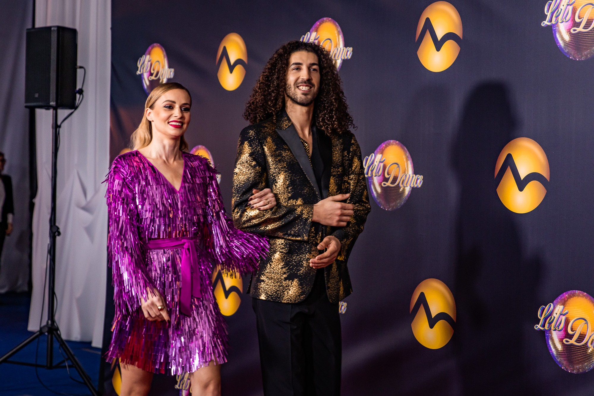 Mária Čírová s tanečným partnerom. 
