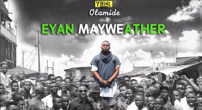 Album cover of Olamide's fifth album, Eyan Mayweather. 