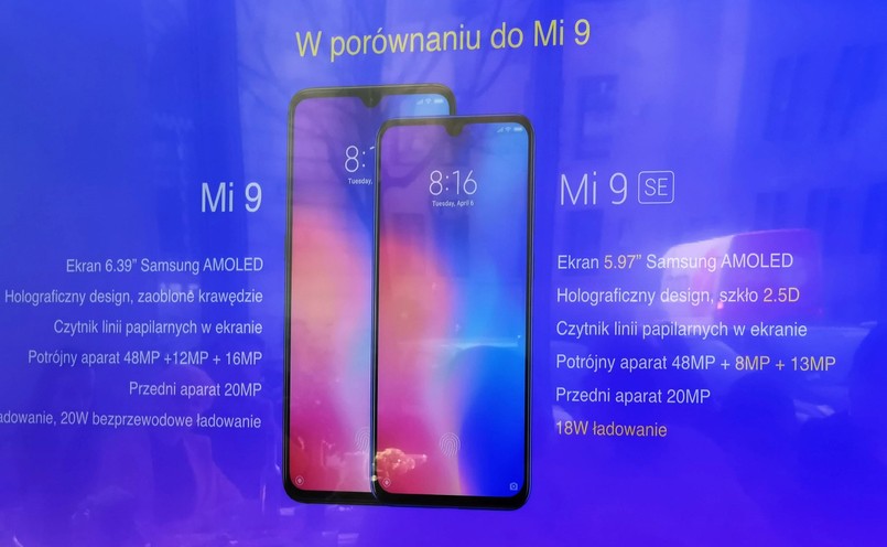 Xiaomi Mi9 SE vs Xiaomi Mi9