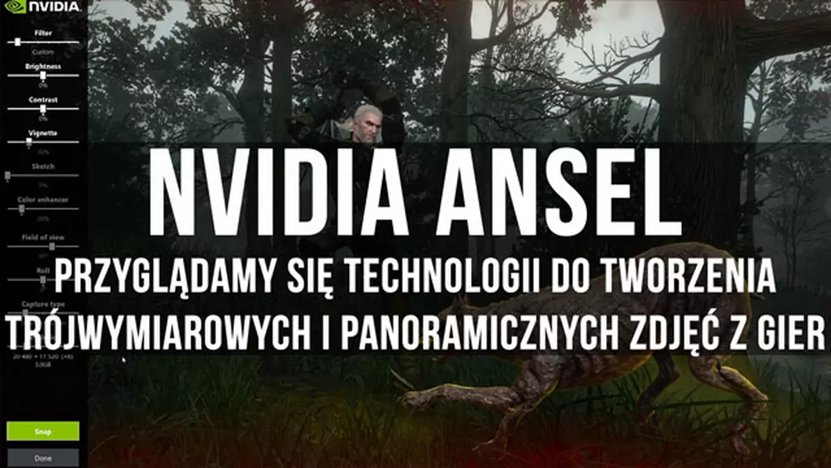 Nvidia Ansel - przyglądamy się technologii do tworzenia trójwymiarowych i panoramicznych zdjęć z gier