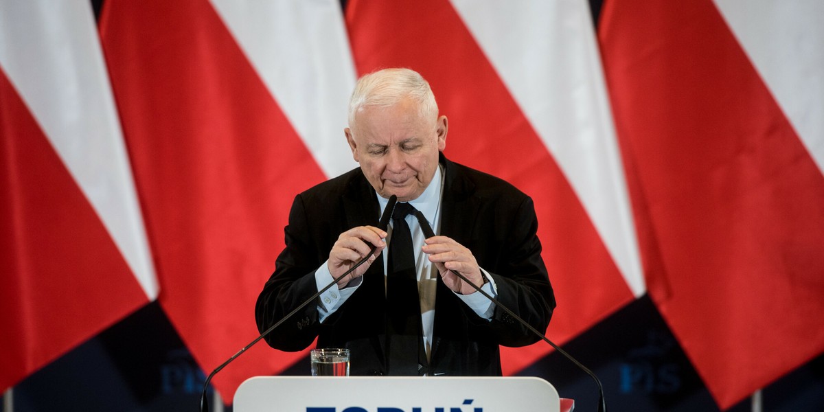 Prezes PiS Jarosław Kaczyński