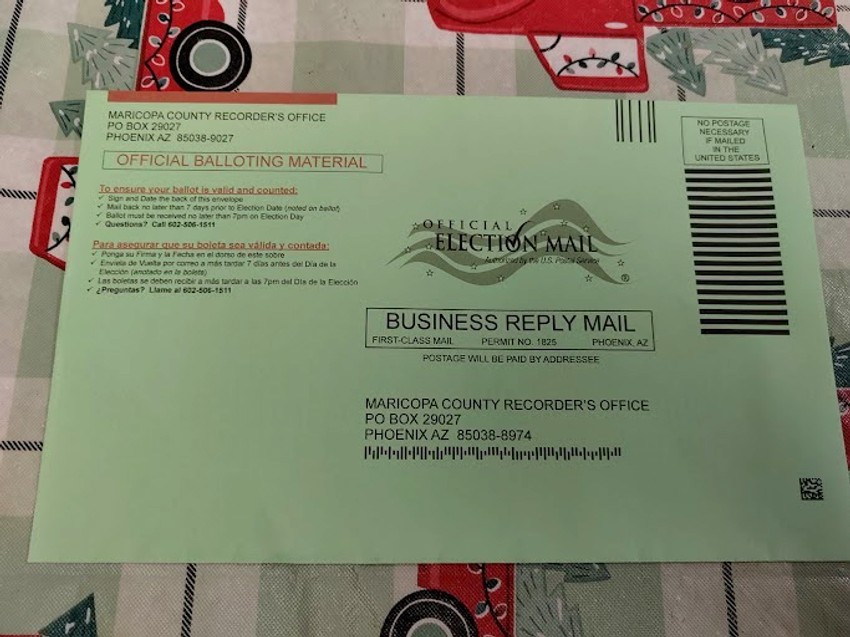 Kako izgleda koverat za glasanje poštom