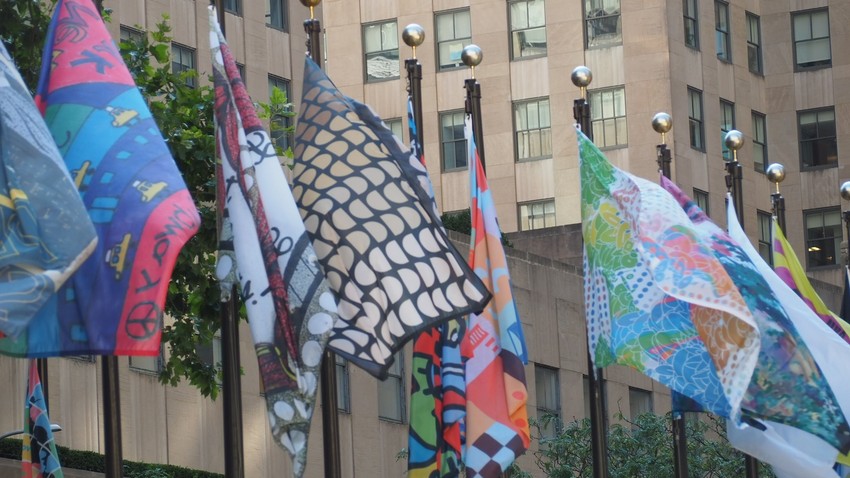 NJegovo idejno rešenje krasi deo ispred ROkfeler centra u Njujorku