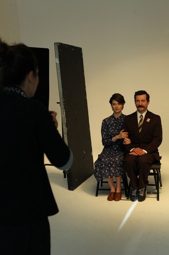 Agnieszka Grochowska i Robert Więckiewicz w filmie 'Wałęsa'