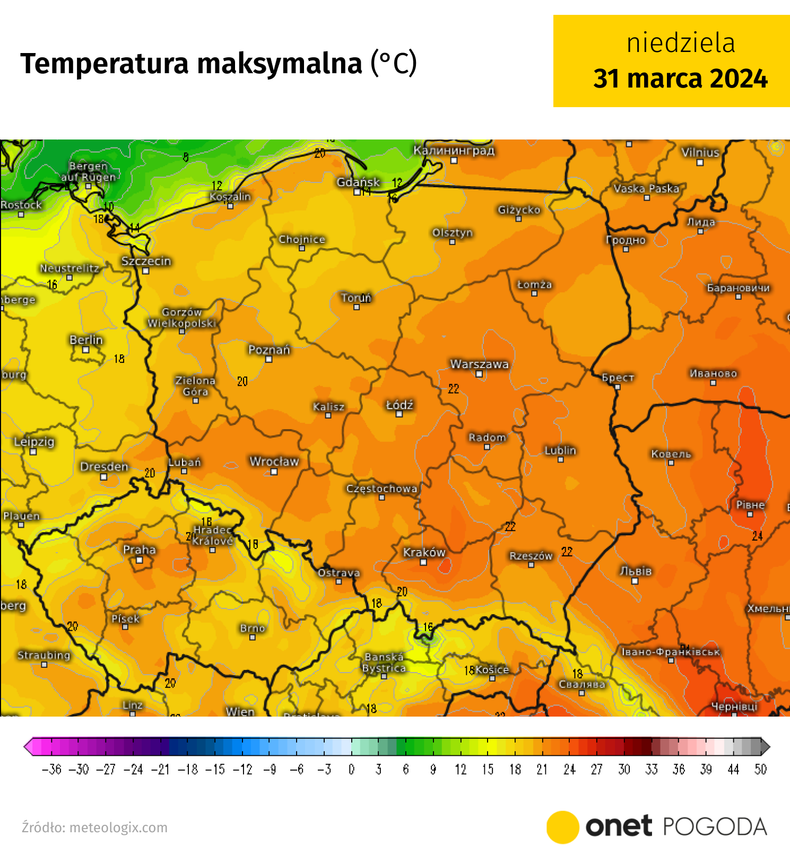 Zapowiada się kolejny bardzo ciepły dzień