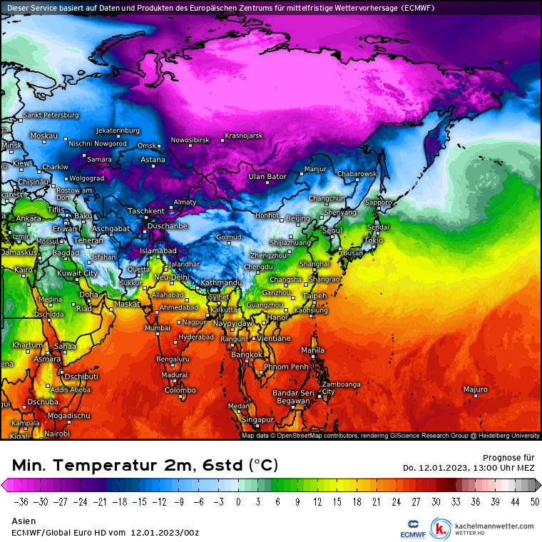 Rosja jest obecnie najzimniejszym miejscem na świecie, z temperaturą spadającą poniżej -60 st. C