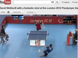 Tak gra się do upadłego! Zobacz efektowne zagranie paraolimpijczyka