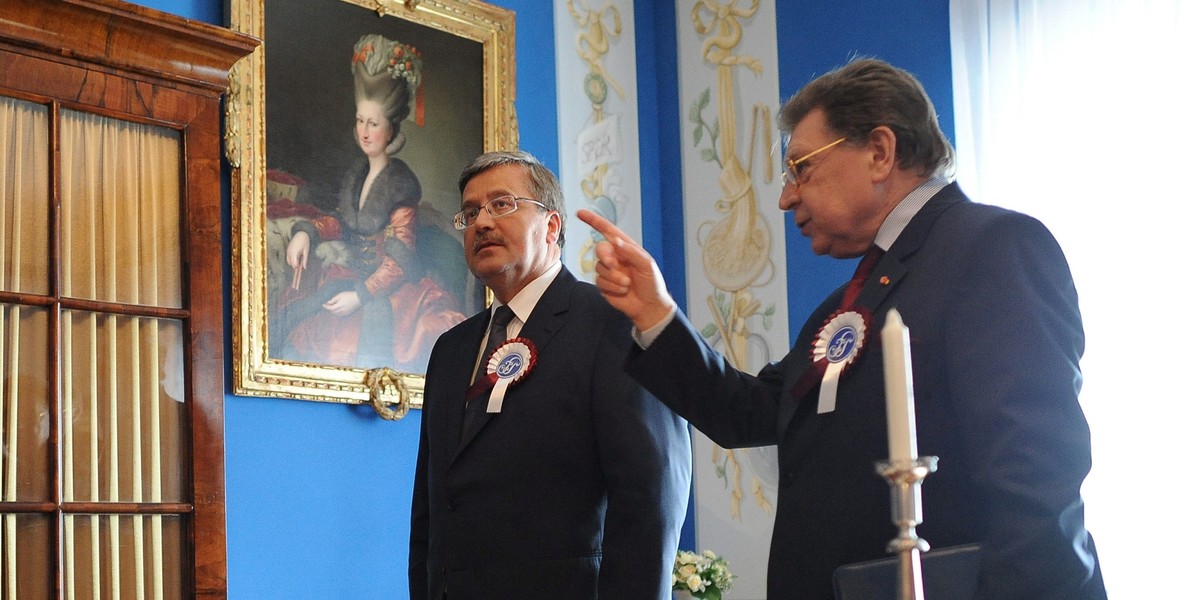 Tak Komorowski urządził się za nasze.