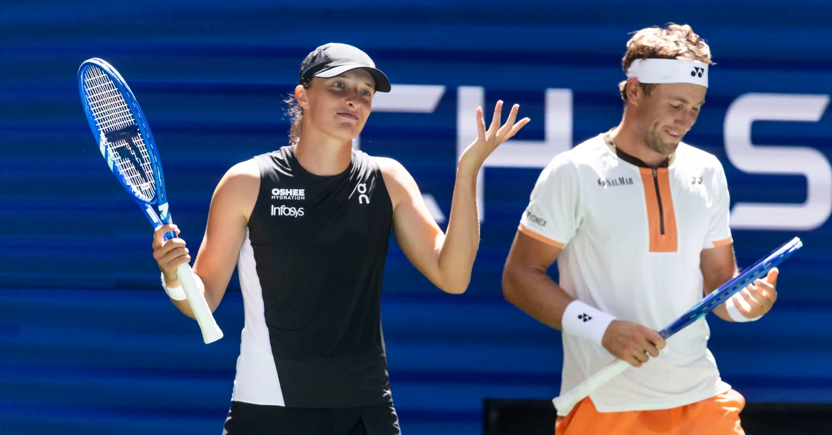 Iga Świątek i Casper Ruud w półfinale miksta US Open