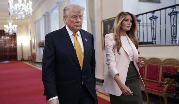 Donald i Melanija Tramp u Beloj kući 6. maja 