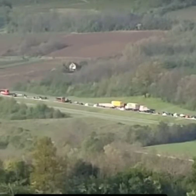 Gužve od Malog Požarevca ka Beogradu