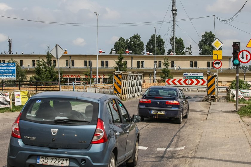 Most nad Kanałem Raduni na Starogardzkiej