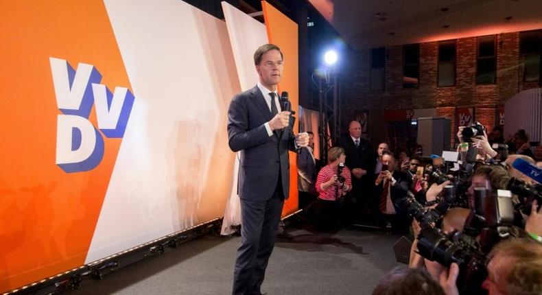 Dutch Prime Minister Mark Rutte widened the gap over the far-right Geert Wilders