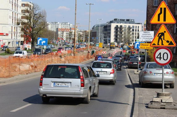 Budowa tramwaju na Popowice