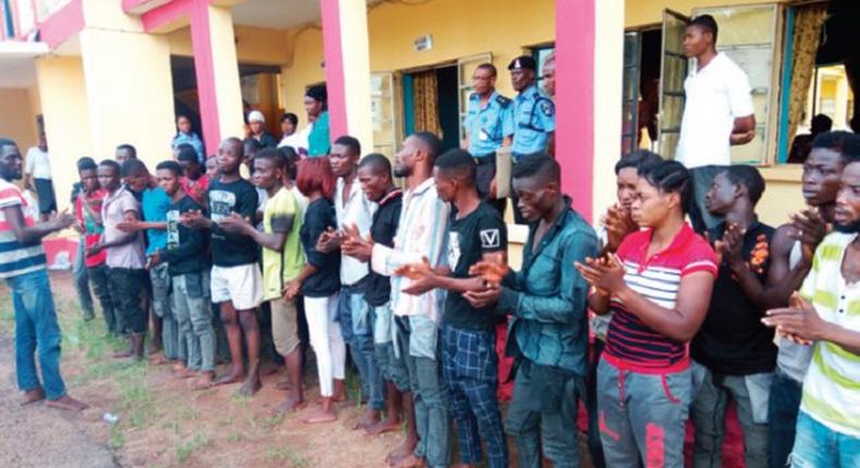 Police in Edo arrest 81 suspected cultists in 40 days (Illustrative purpose)