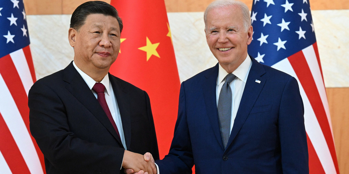 To pierwsze takie spotkanie prezydentów Joe Bidena i Xi Jinpinga.
