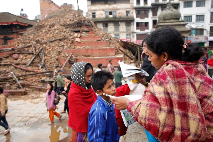 Ofiary trzęsienia ziemi w Nepalu
