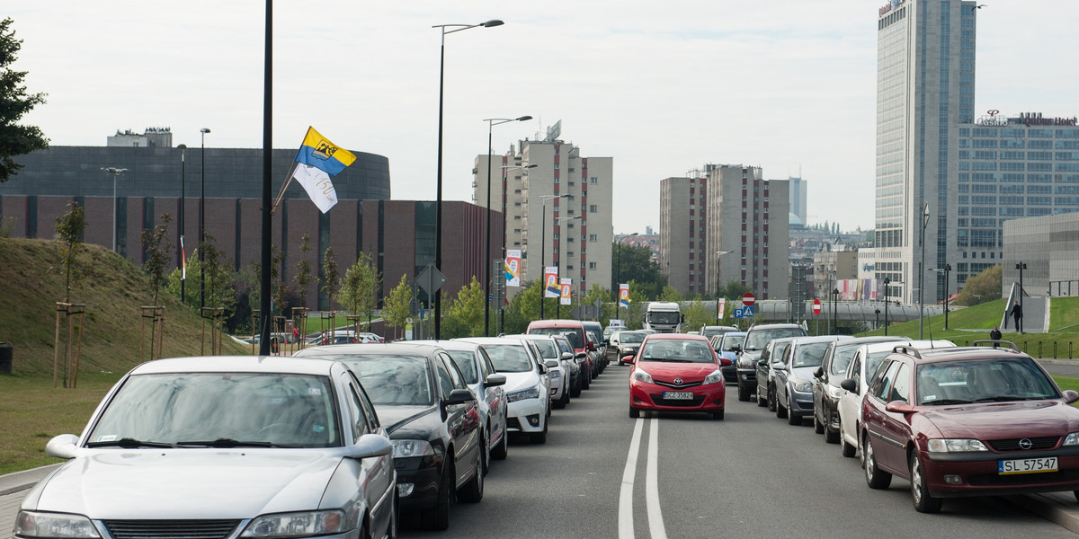 Katowice. Brak parkingów w Strefie Kultury 