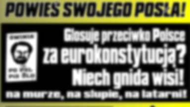 "Powieś swojego posła" - akcja narodowców