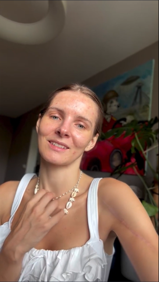 Slovenská herečka Monika Szabó. 