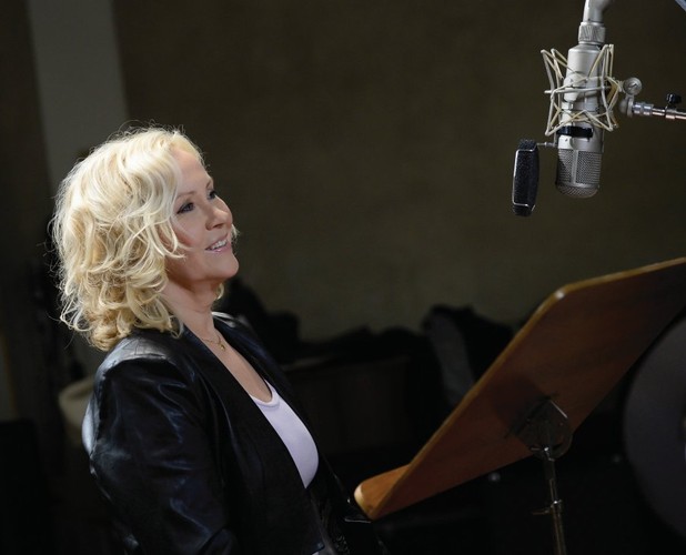 Agnetha Fältskog w studio nagrań