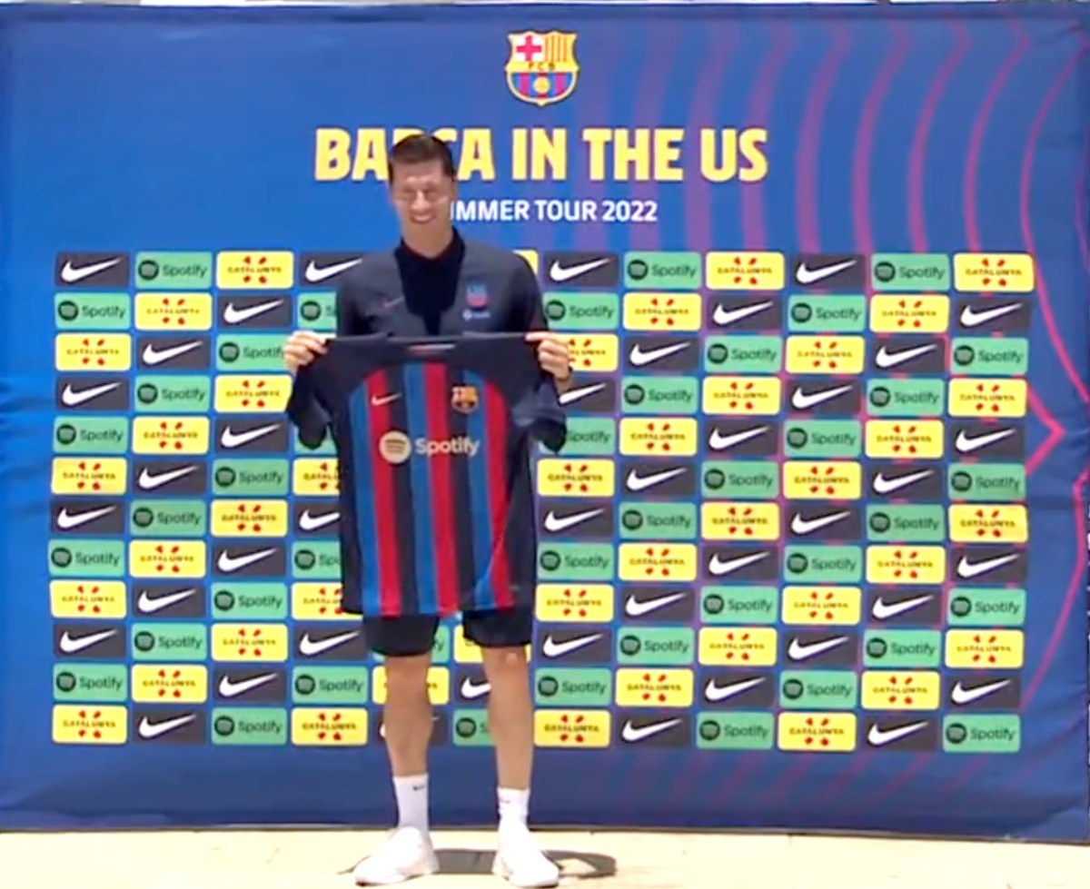 Robert Lewandowski, prezentacja, FC Barcelona