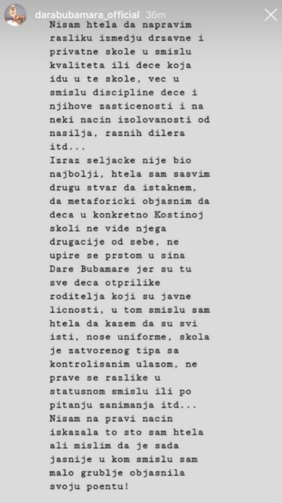 Objava Dare Bubamare