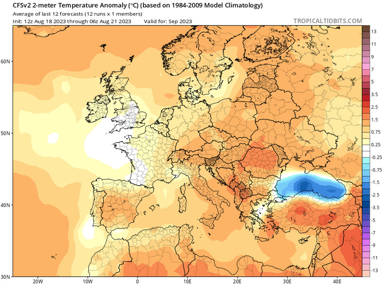 Prognozy wskazują na ciepły wrzesień w całej Polsce.