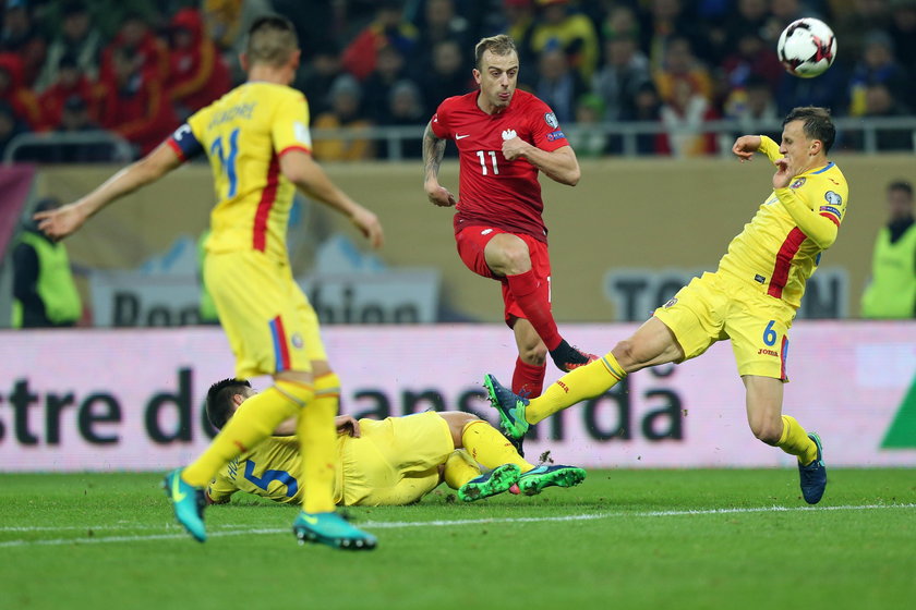 11.11.2016 RUMUNIA - POLSKA KWALIFIKACJE MISTRZOSTW SWIATA FIFA 2018 PILKA NOZNA