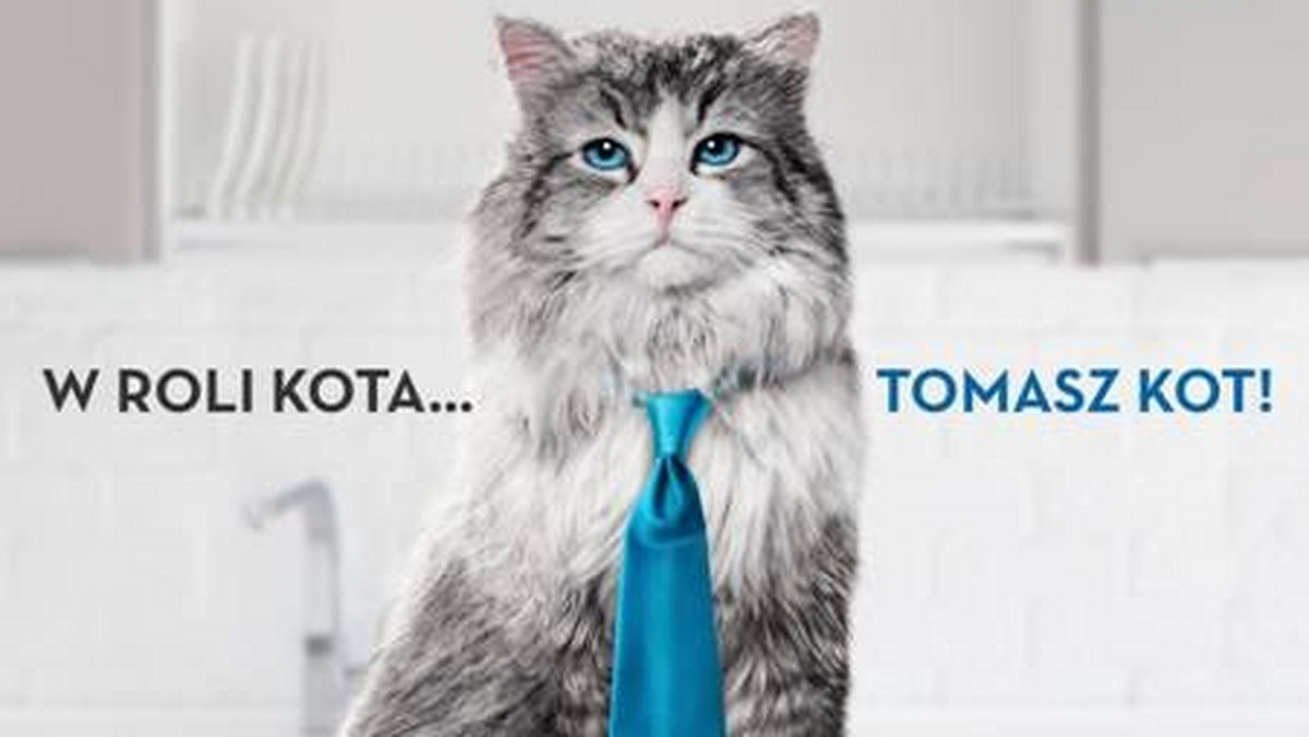 Kto mógłby wiedzieć lepiej, "Jak zostać kotem", jeśli nie Tomasz Kot? Najpopularniejszy krajowy aktor gra pierwsze… wąsy w dubbingu najnowszej komedii Barry'ego Sonnenfelda, autora "Facetów w czerni", gdzie w dwóch wcieleniach (ludzkim i kocim) zastępuje samego Kevina Spaceya. "Była to dla mnie niezwykła przyjemność i zaszczyt, bo bardzo cenię tego aktora" – mówi Kot i zaprasza widzów do kin na – "fantastyczny, inteligentny i pełny humoru film dla dzieci i dorosłych".