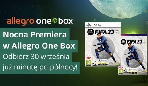 Odbierz FIFA 23 minutę po północy z zielonego automatu One Box by Allegro
