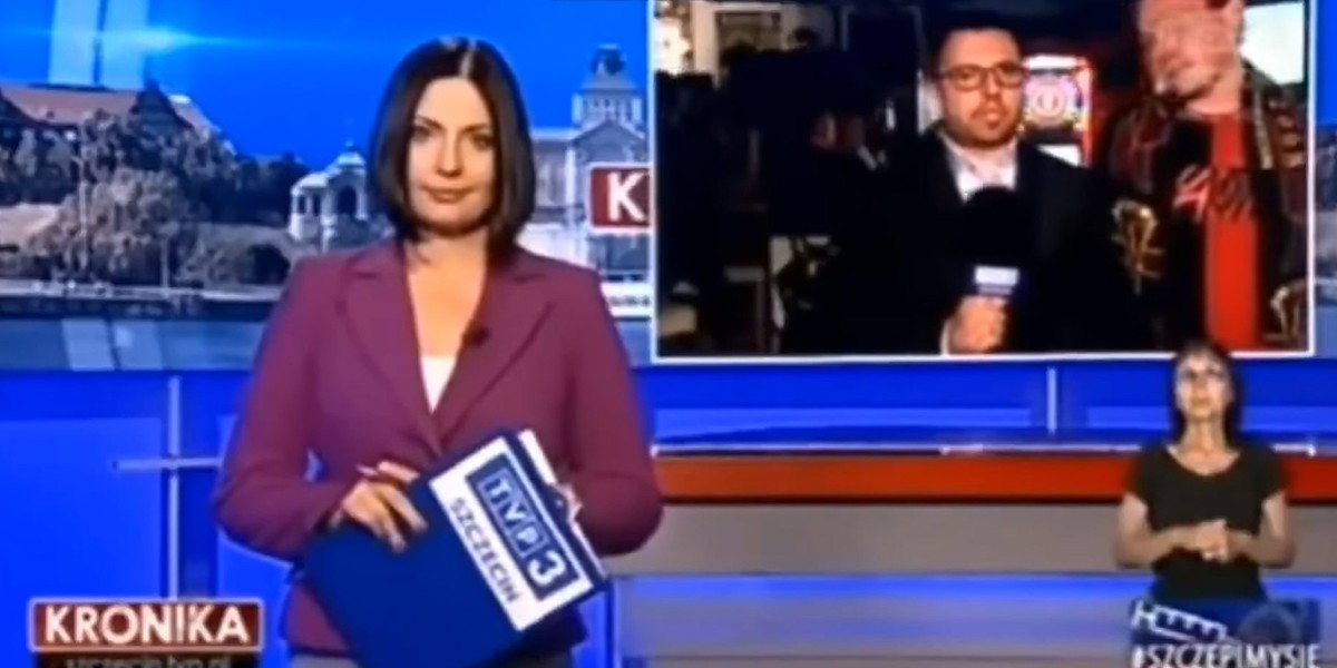 Wpadka na antenie TVP.