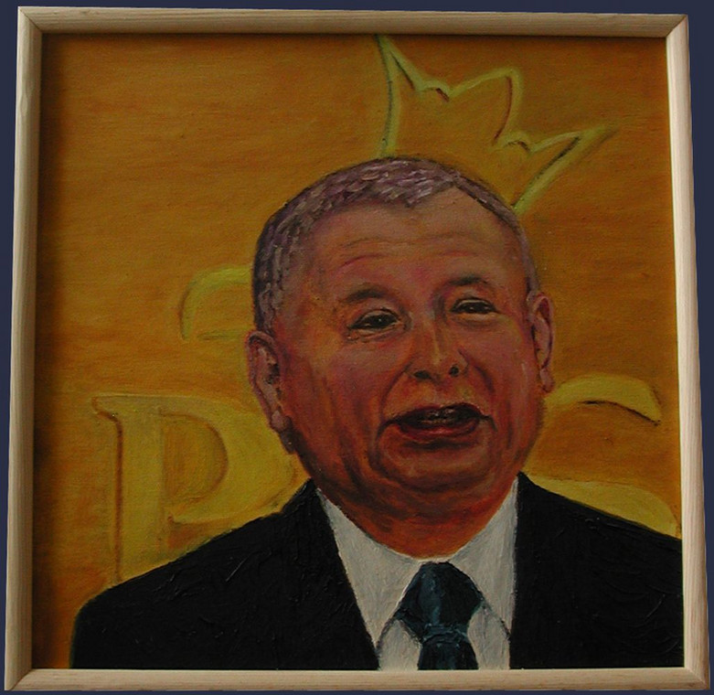 Portret Jarosława Kaczyńskiego