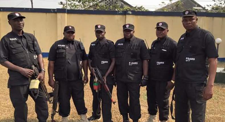 Men of the Special Anti-Robbery Squad (SARS) [PM News]