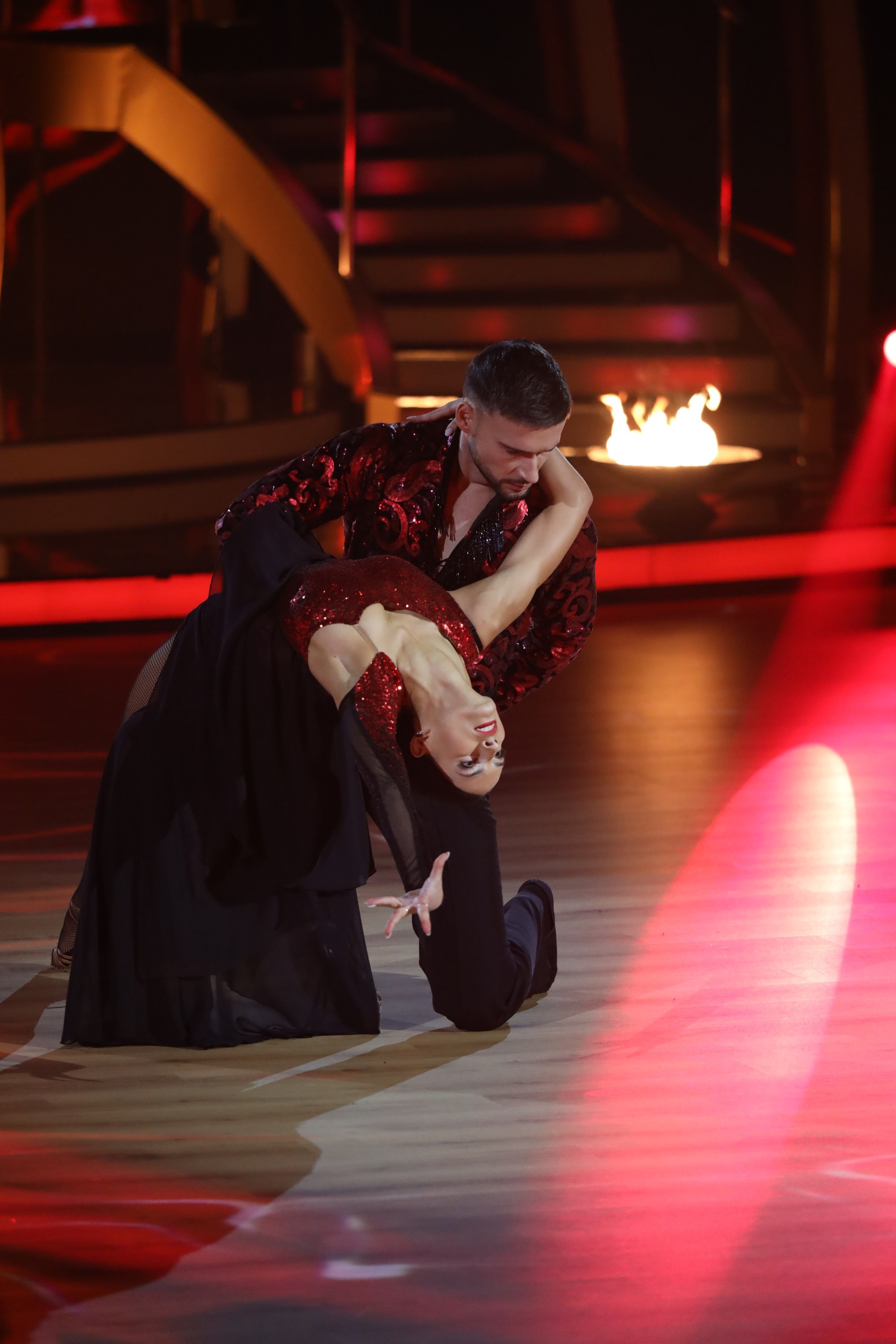 Vratko Sirági s Annou Riebauerovou v 9. kole Let's Dance.