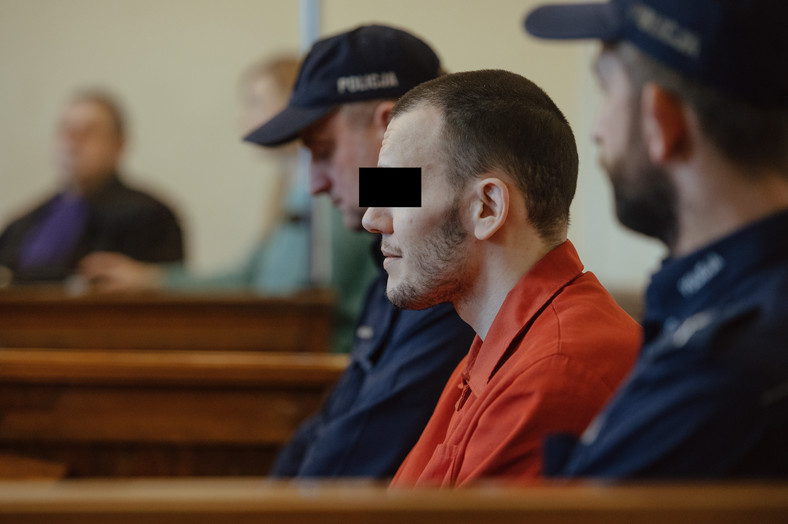 Stefan W. oskarżony o zabójstwo Pawła Adamowicza podczas rozprawy w sądzie (14.12.2022)