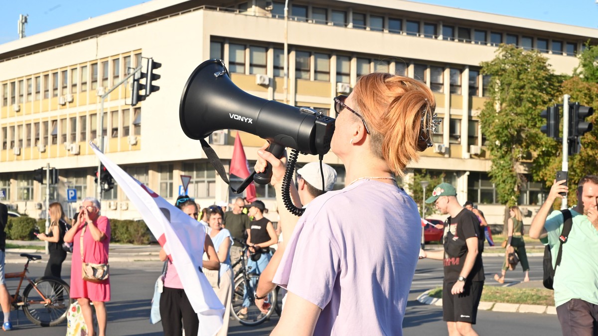 studentski protest, ilustracija